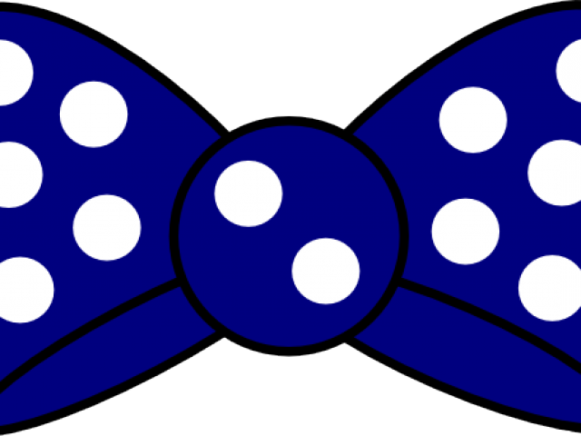Bow Clipart Minnie Mouse - Minnie Mouse Blue Bow (640x480), Png Download