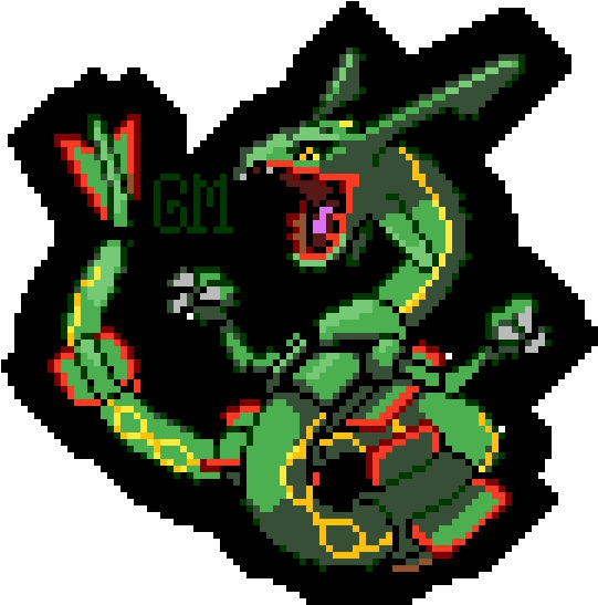 Rayquaza - Black Rayquaza (1200x1200), Png Download