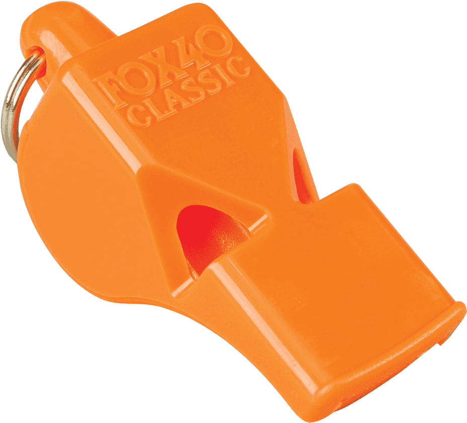 Fox 40 Classic Whistle - Fox 40 Whistle Blue (1000x1000), Png Download