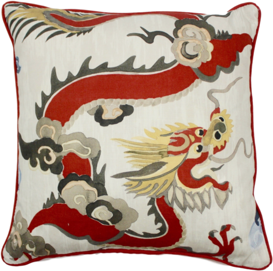 "puff" Left Red Dragon Indigo (1000x667), Png Download