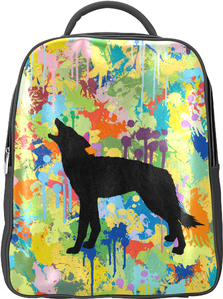 Black Wolf Colorful Splash Your Colorbackgr Popular - Dobermann (800x800), Png Download