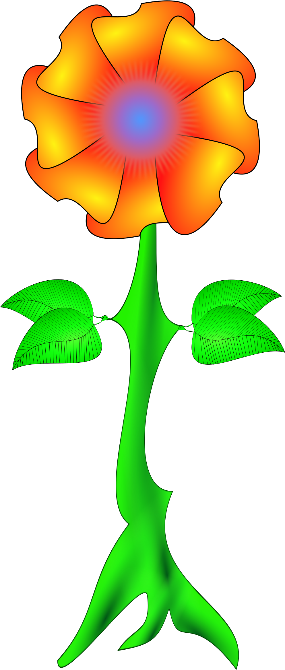 This Free Icons Png Design Of Flower Path (1058x2400), Png Download