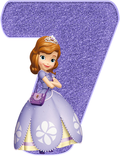 Alfabeto Princesa Sofia - Alfabeto Princesa Sofia Letras (495x640), Png Download