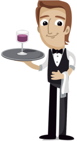 Playstation 3 Clipart Waiter - Waiter Png (640x480), Png Download