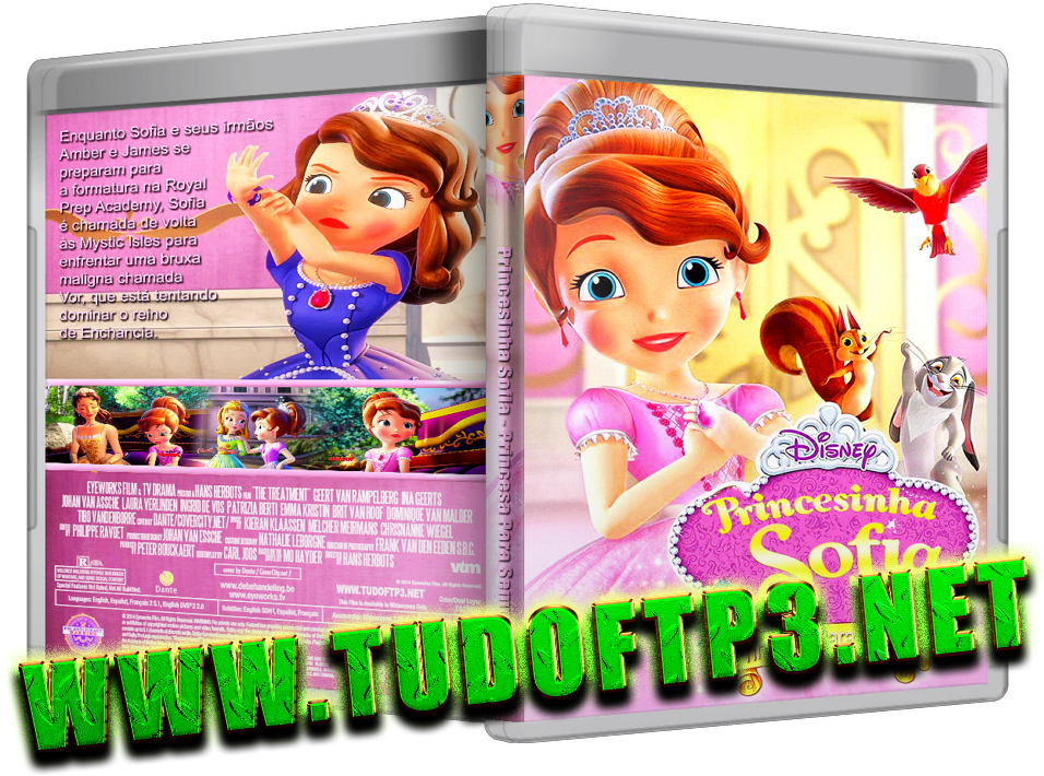 Princesinha Sofia Princesa Para Sempre Dvd-r Custom - 2018 (1024x768), Png Download