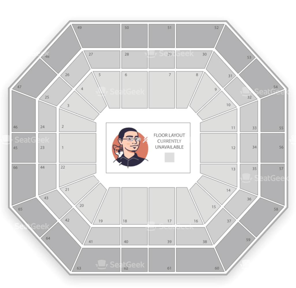 Boise State Broncos Basketball Seating Chart Map Seatgeek - Circle (1024x1024), Png Download