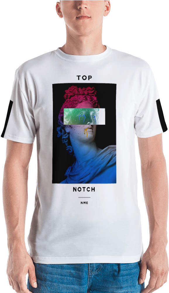 2 Bw Top Notch Hat Mockup Front White - T Shirt For Janmashatami (1000x1000), Png Download