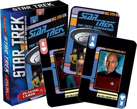 Star Trek The Next Generation - Next Generation Star Trek Deck (600x600), Png Download