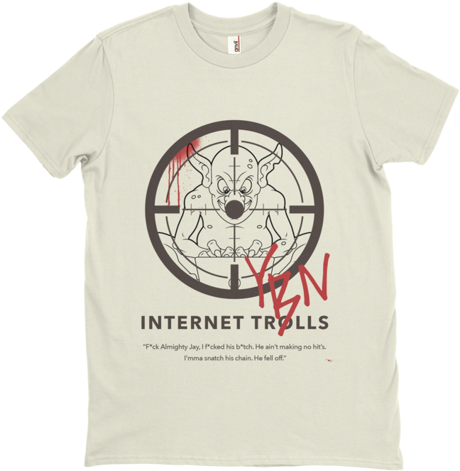 "internet Trolls" T-shirt (1000x1000), Png Download