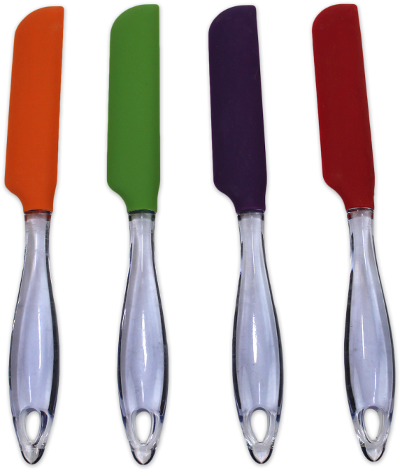 Hamilton Beach Silicone Icing Spatula With Clear Handle - Knife (606x700), Png Download