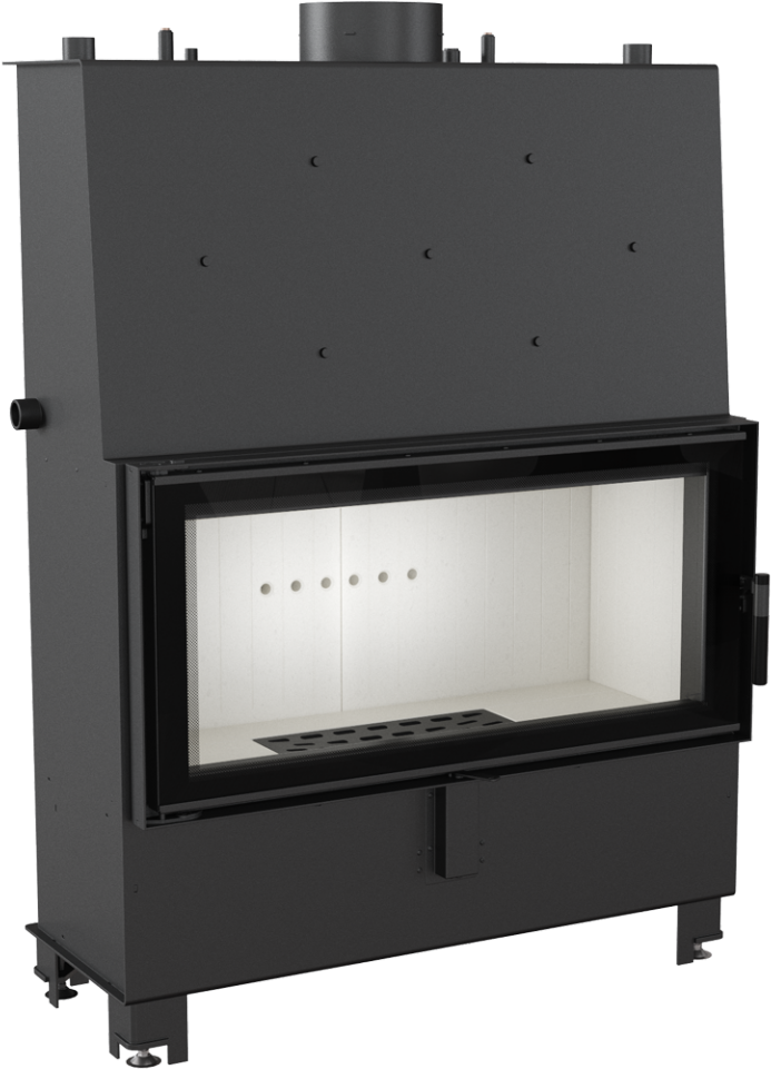 Fireplaces With Water-heating Inserts - Kominek Lucy Pw 20 (960x960), Png Download