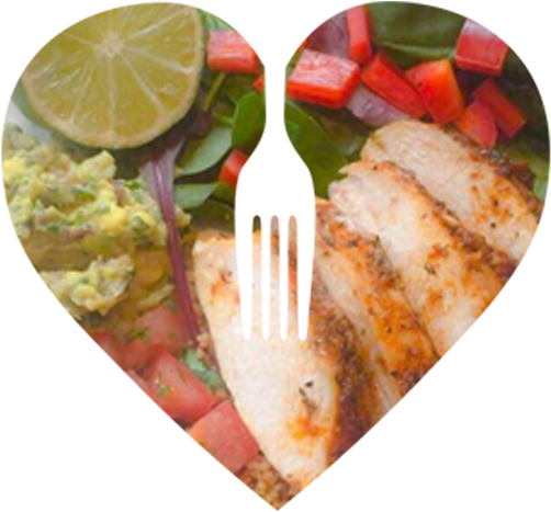 Cajun Chicken, Couscous, Salsa & Guacamole With Shredded - Key Lime (568x568), Png Download