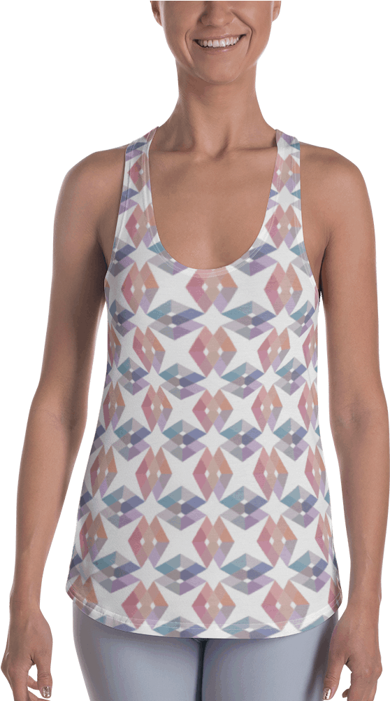 North Halsey Jade Racerback Tank - Top (1000x1000), Png Download