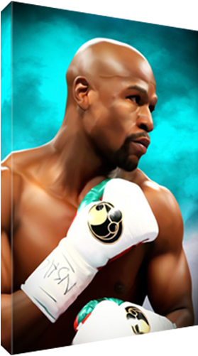 Details About Undefeated Champ Floyd Mayweather Jr - Boxing (600x600), Png Download