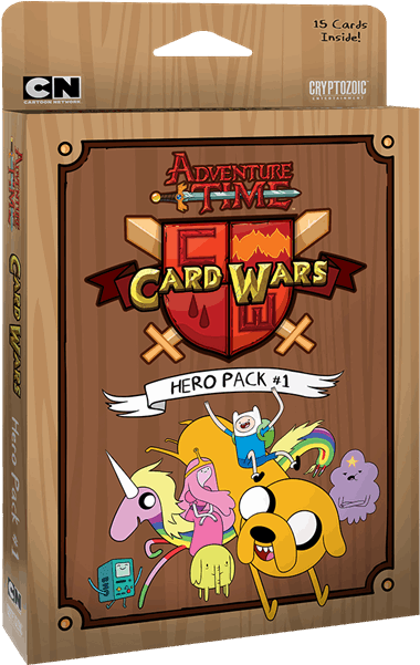 Adventure Time Card Wars Hero Pack #1 (600x600), Png Download
