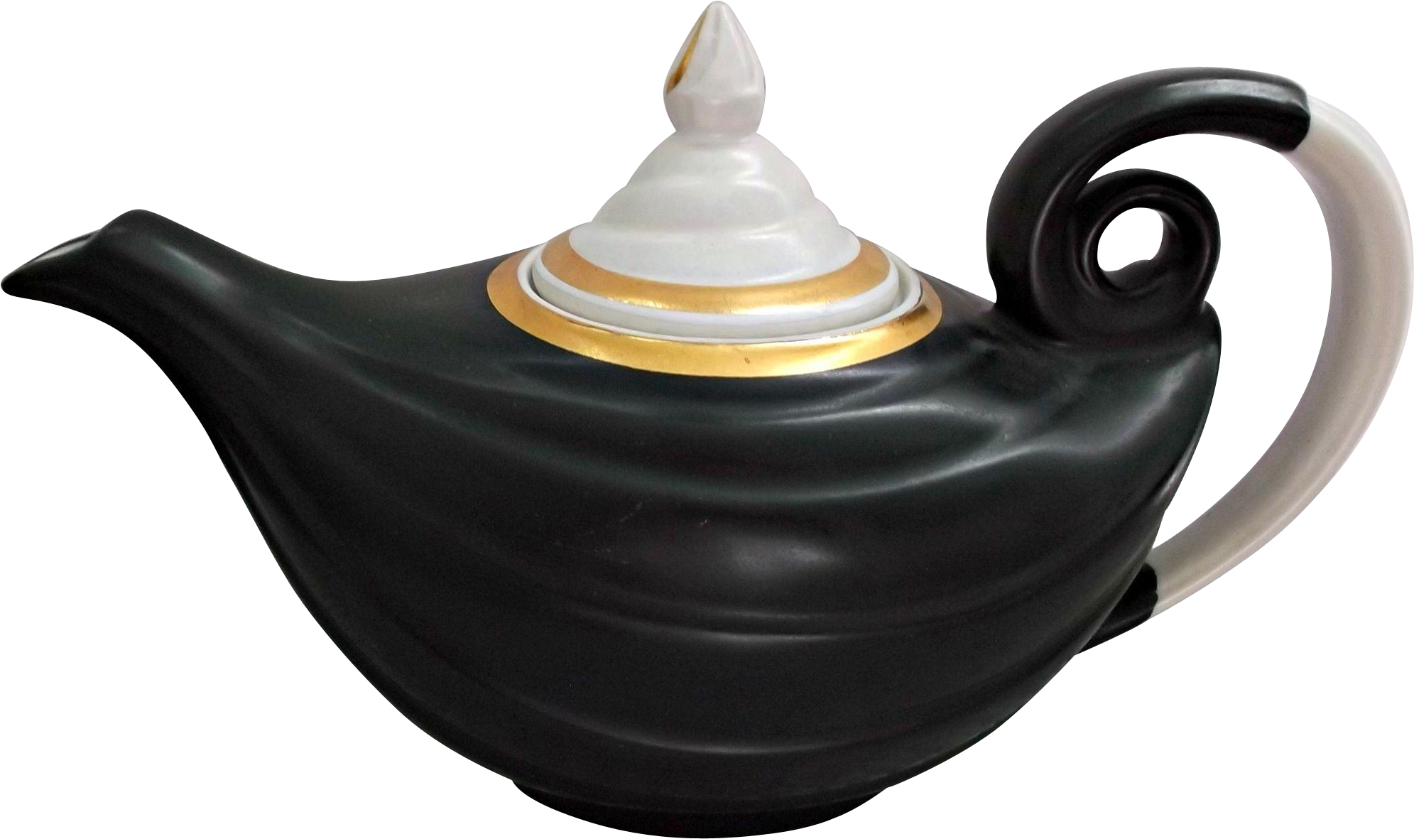 Vintage Hall S Superior Kitchenware Aladdin Matte - Teapot (1990x1990), Png Download