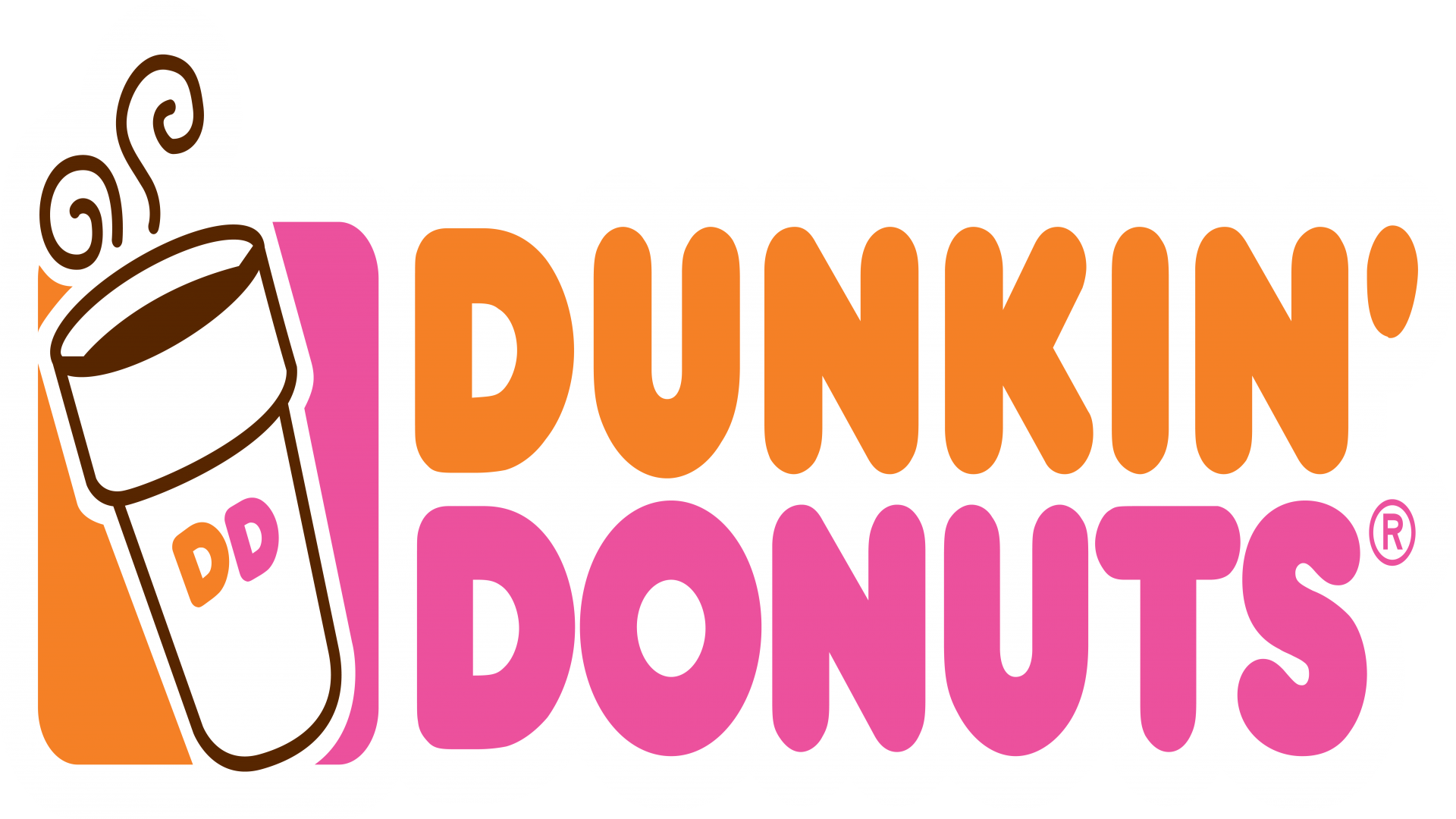 Dunkin' Donuts Donut Logo, Morning Breakfast, Morning - Dunkin Donuts Express Logo (1920x1080), Png Download
