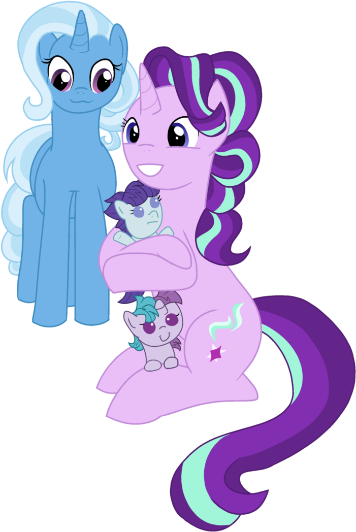 Baby, Baby Pony, Female, Lesbian, Magical Lesbian Spawn, - Cartoon (731x1093), Png Download