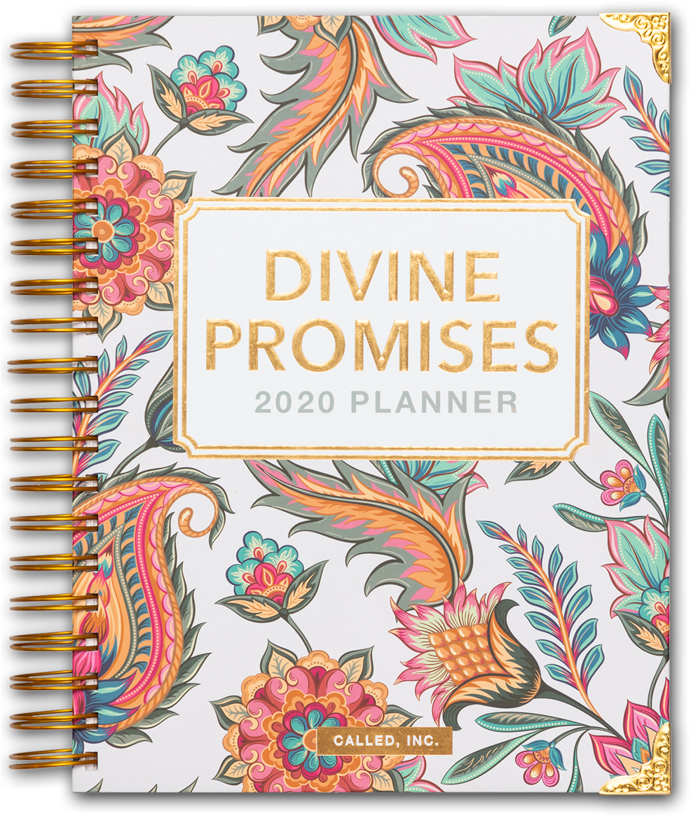 2020 Monthly & Weekly Divine Promises Planner Paisley - Floral Seamless Paisley Pattern (1024x1195), Png Download