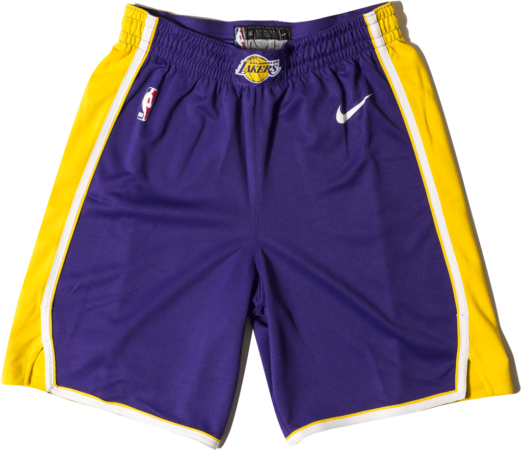 Los Angeles Lakers Nk Statement Edition Swingman - Board Short (1333x2000), Png Download