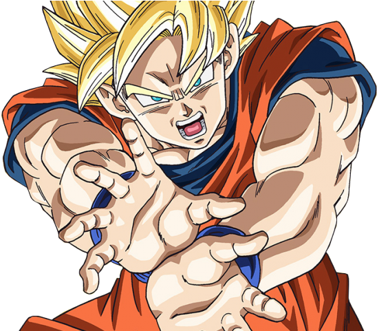 Dragon Ball Clipart Kamehameha - Goku Ssj Blue Render (640x480), Png Download