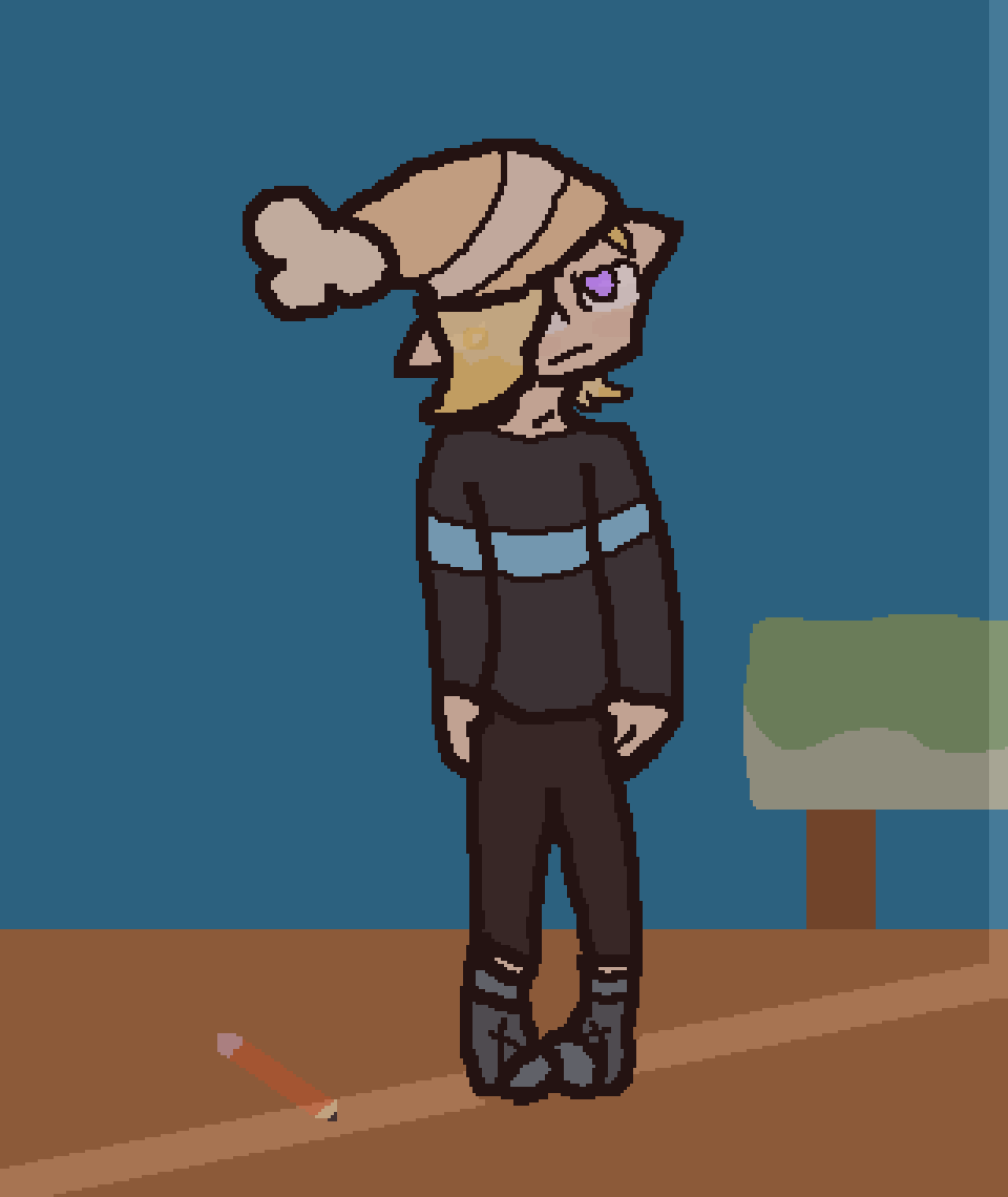 Outside The Door - Cartoon (960x1140), Png Download