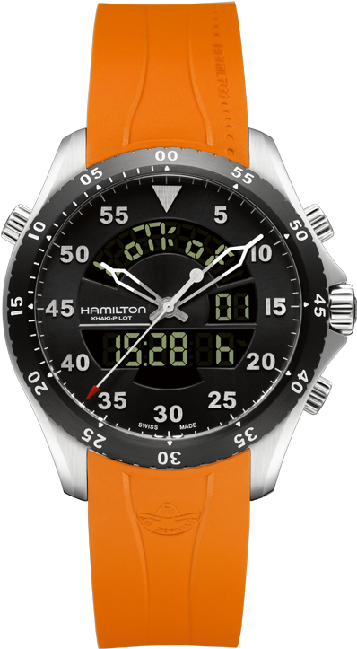 Breadcrumbs - Digital Analog Pilot Watches (500x762), Png Download
