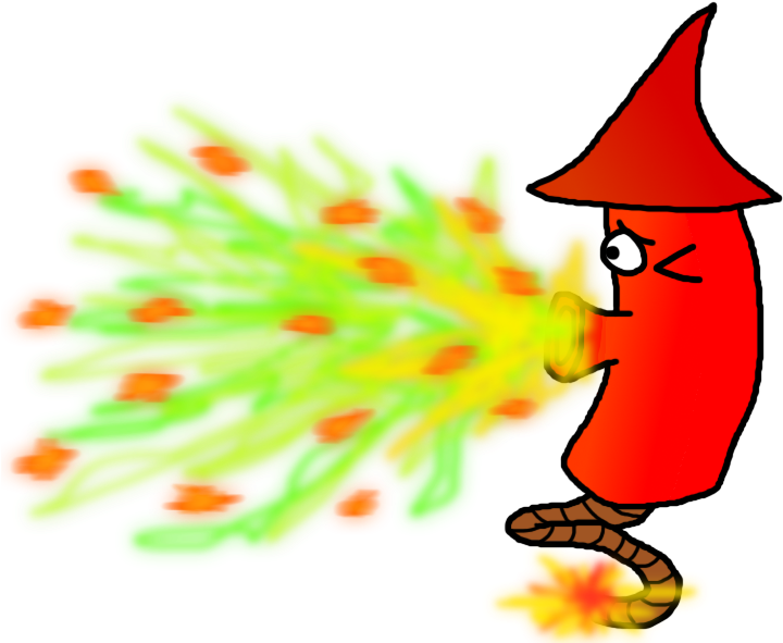 Fire Sneeze Is A Fire Type Spell (800x600), Png Download