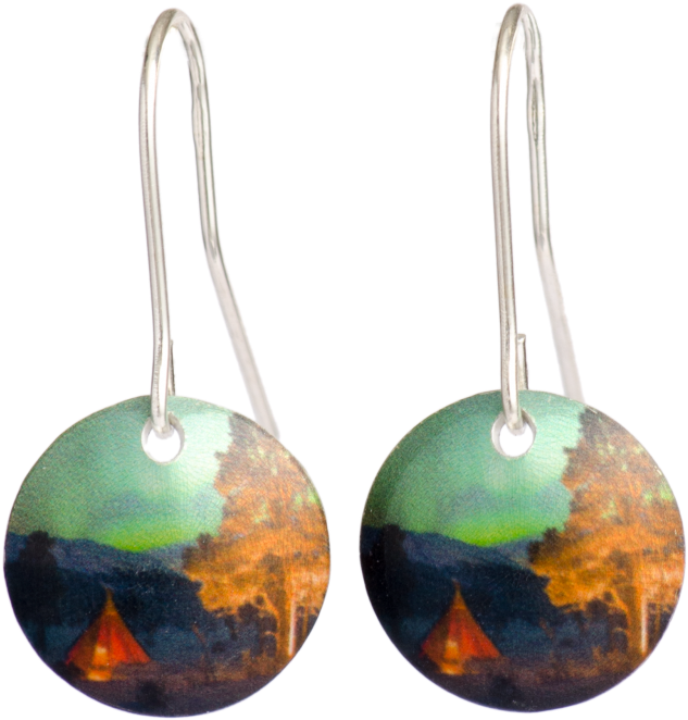 Aurora - Earrings (800x800), Png Download