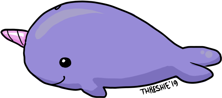 #whales #narwhal Pic (800x427), Png Download
