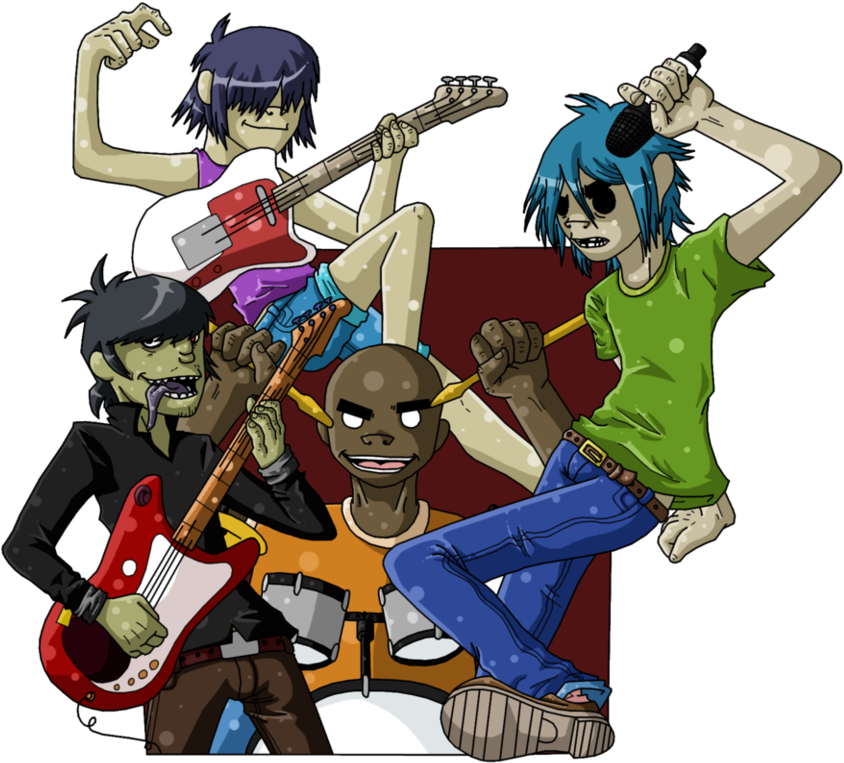 Группа Gorillaz. Группа Gorillaz персонажи. Группа гориллаз 2d. Г̶р̶у̶п̶п̶а̶ г̶а̶р̶и̶л̶а̶з̶. Гориллаз слушать песни