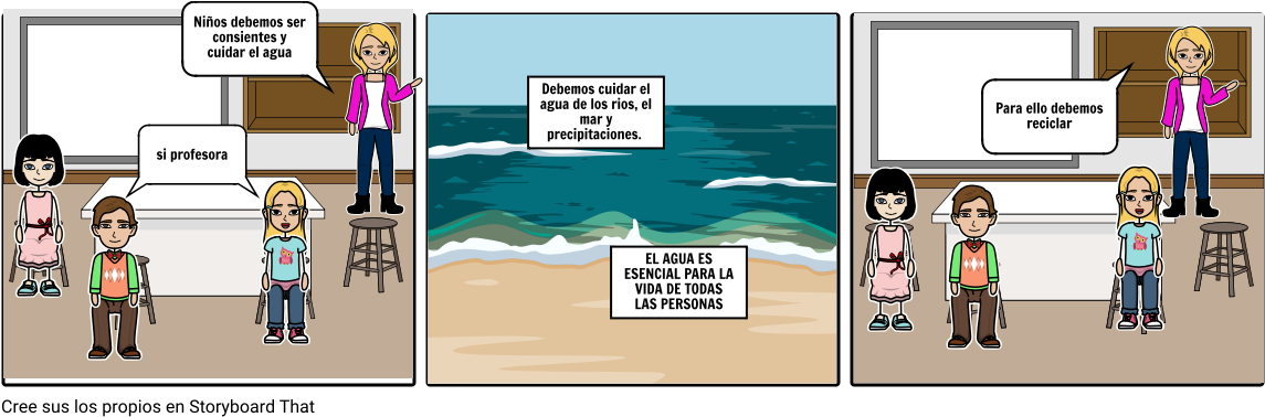 Importancia Del Agua - Cartoon (1164x385), Png Download
