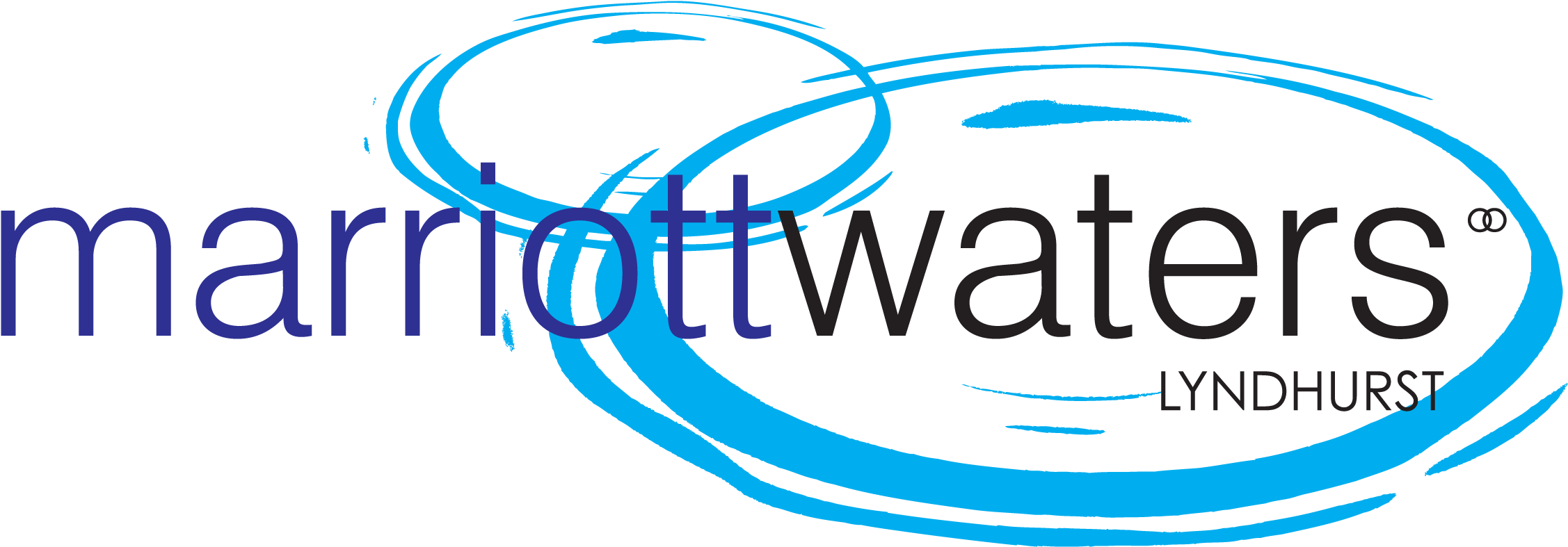 Marriott Waters - Marriott Waters Logo (2375x828), Png Download