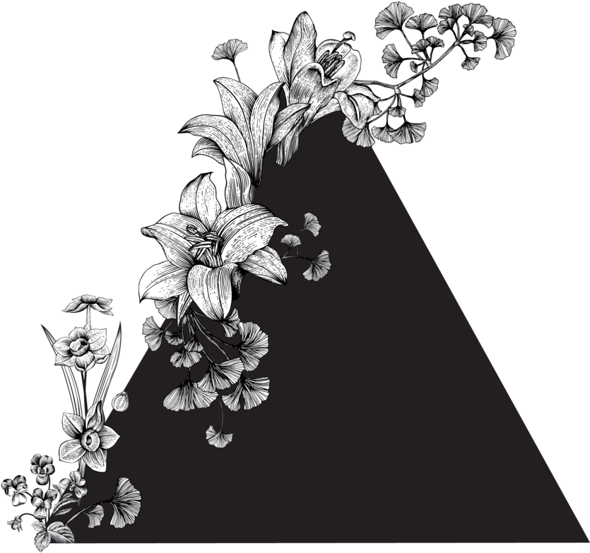 Colorful Floral Design Png (1000x1000), Png Download