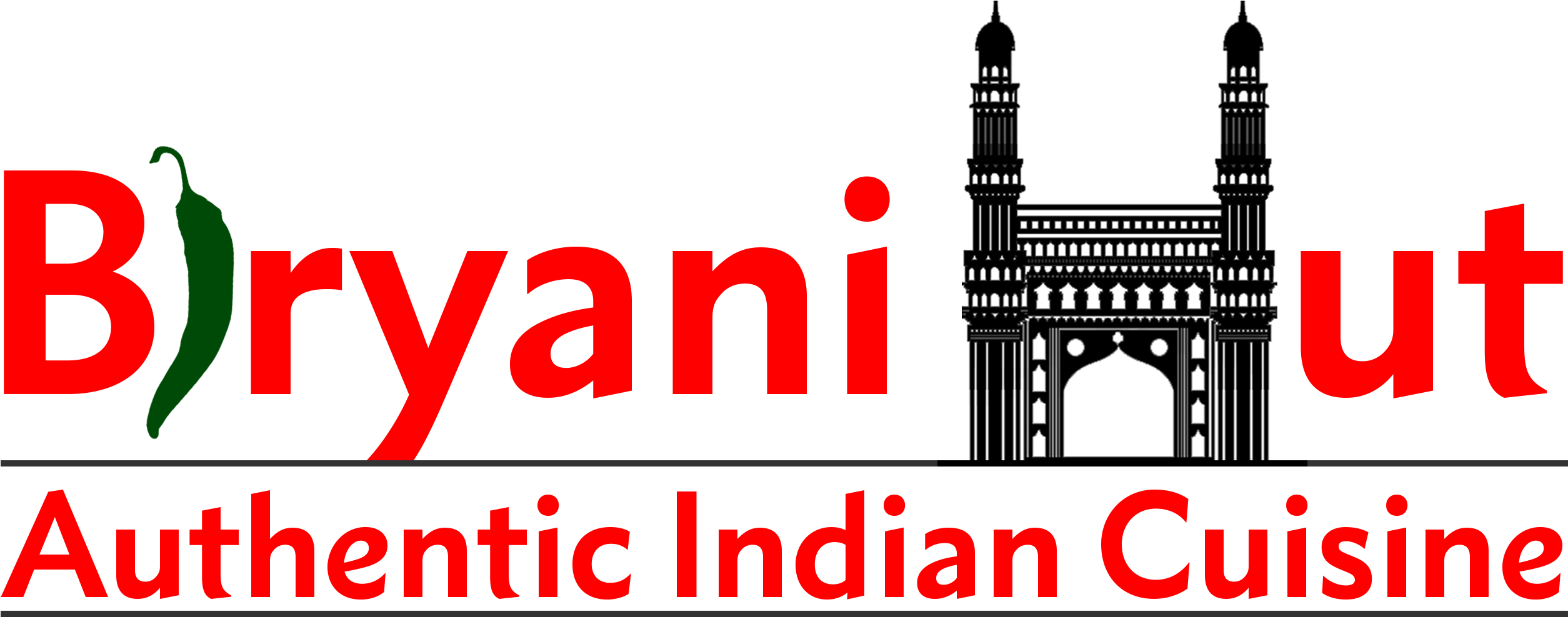 Biryani Hut - - Graphic Design (2574x1027), Png Download