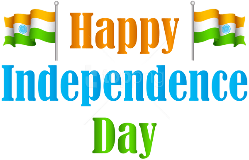 Free Png Download India Happy Independence Day Transparent - Happy Independence Day Logo (850x547), Png Download