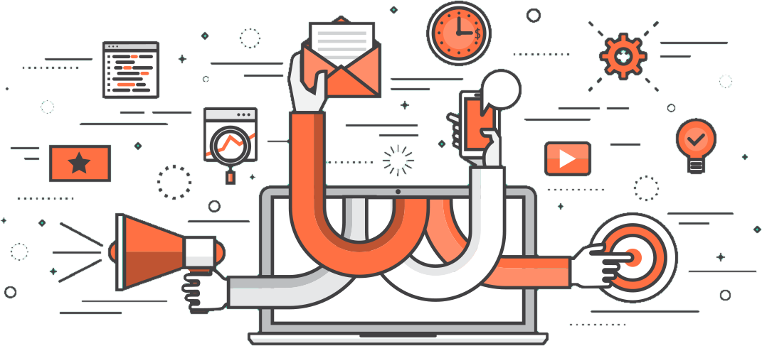 Email Marketing Services - Office 365 Digital Workplace (1071x487), Png Download