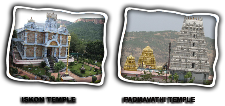 Tirupati City Sight Seeing - Iskcon Temple In Tirupati (800x400), Png Download