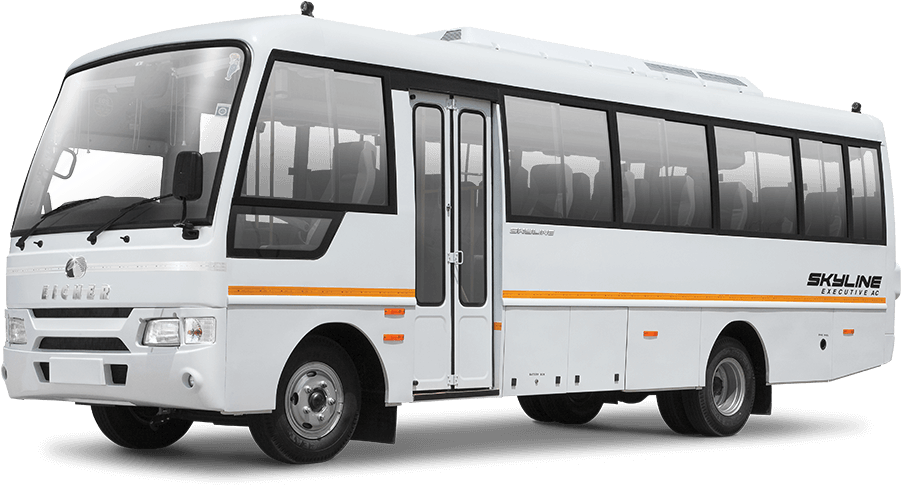 Gallery - Eicher Skyline Bus 32 Seater (1000x727), Png Download