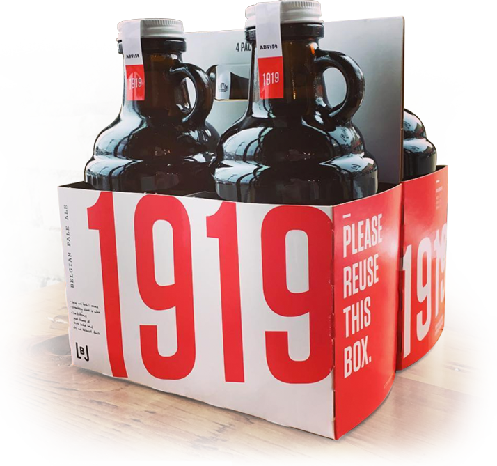 Packaging - Little Brown Jug 1919 (714x669), Png Download