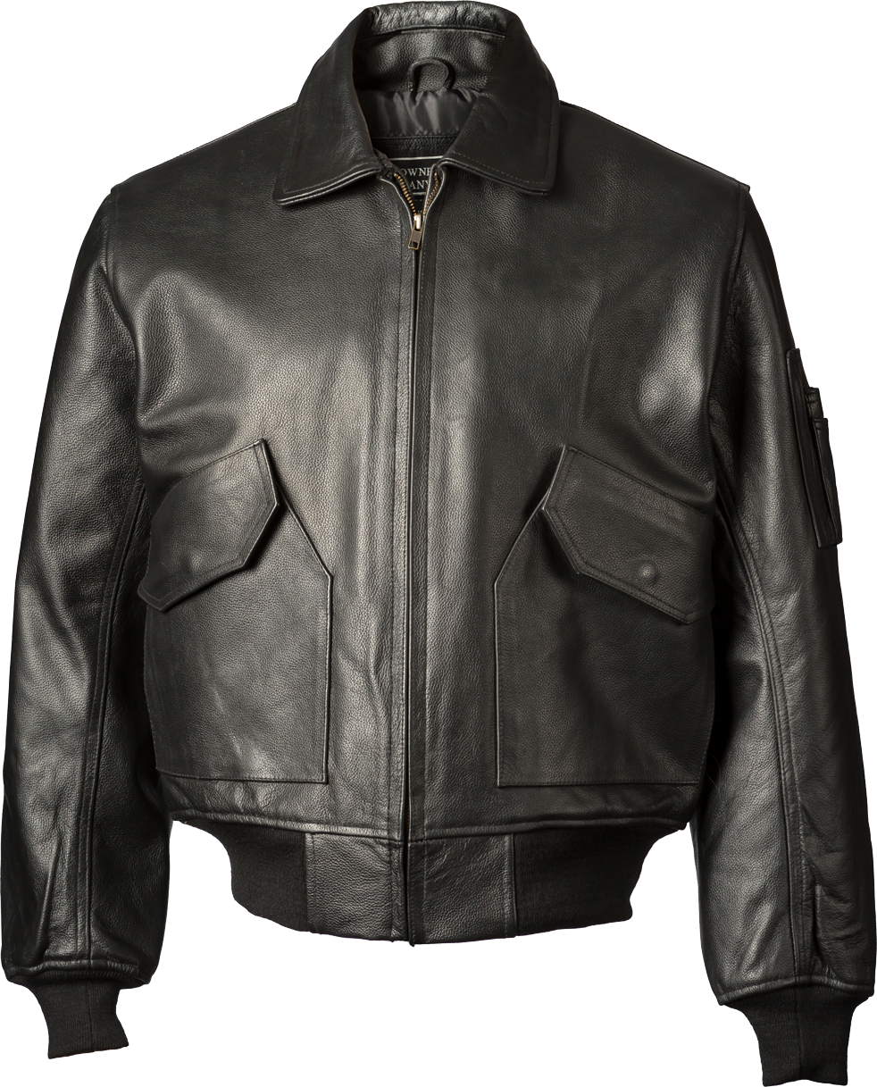 John Ownbey Leather Cwu-45/p Air Force Flight Bomber - Leather Jacket (982x1217), Png Download