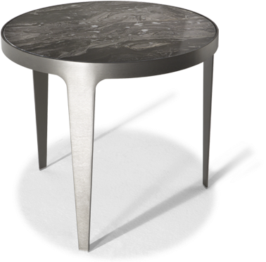 Materials And Versions - Natuzzi Herman Side Table (592x551), Png Download
