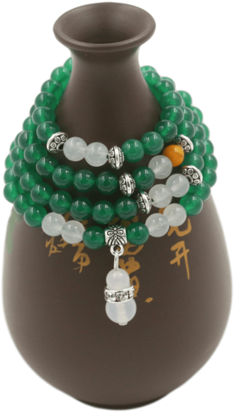 Fancy Rudraksha Mala - Vase (600x600), Png Download