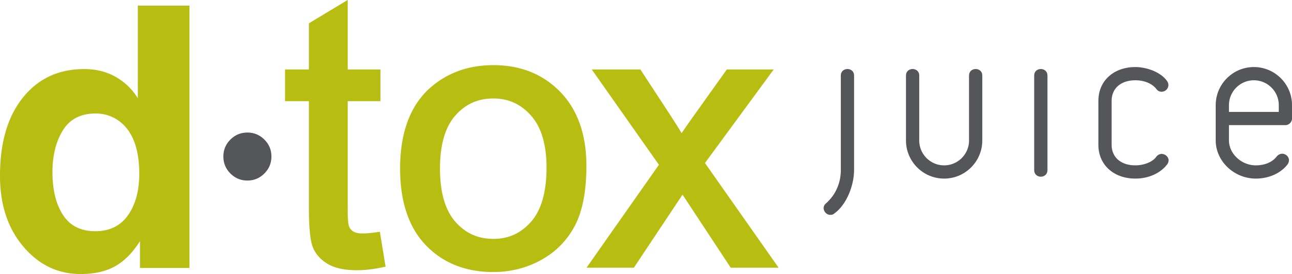 Dtox Juice Logo - Circle (2523x536), Png Download