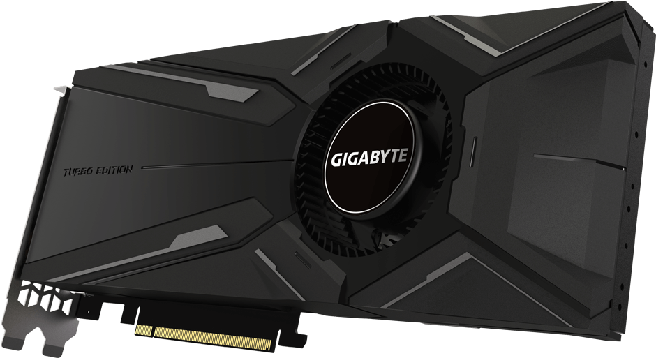 Gigabyte Geforce Rtx 2080 Ti Turbo 11g Right Angle - Gigabyte Rtx 2080 Turbo (962x540), Png Download