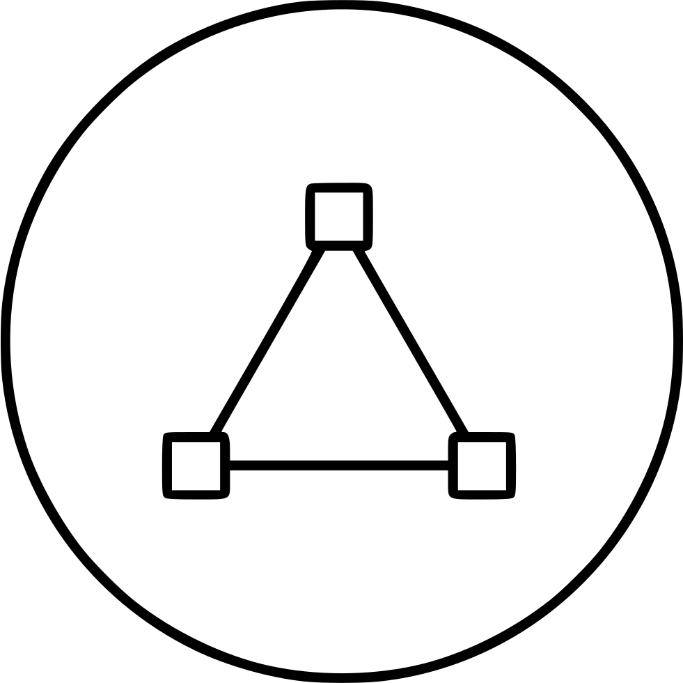 Triangle Create Creative Design Draw Strokes Comments - Diagram (981x980), Png Download