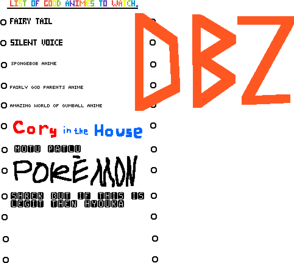 Anime To Watch - Number (1000x1000), Png Download