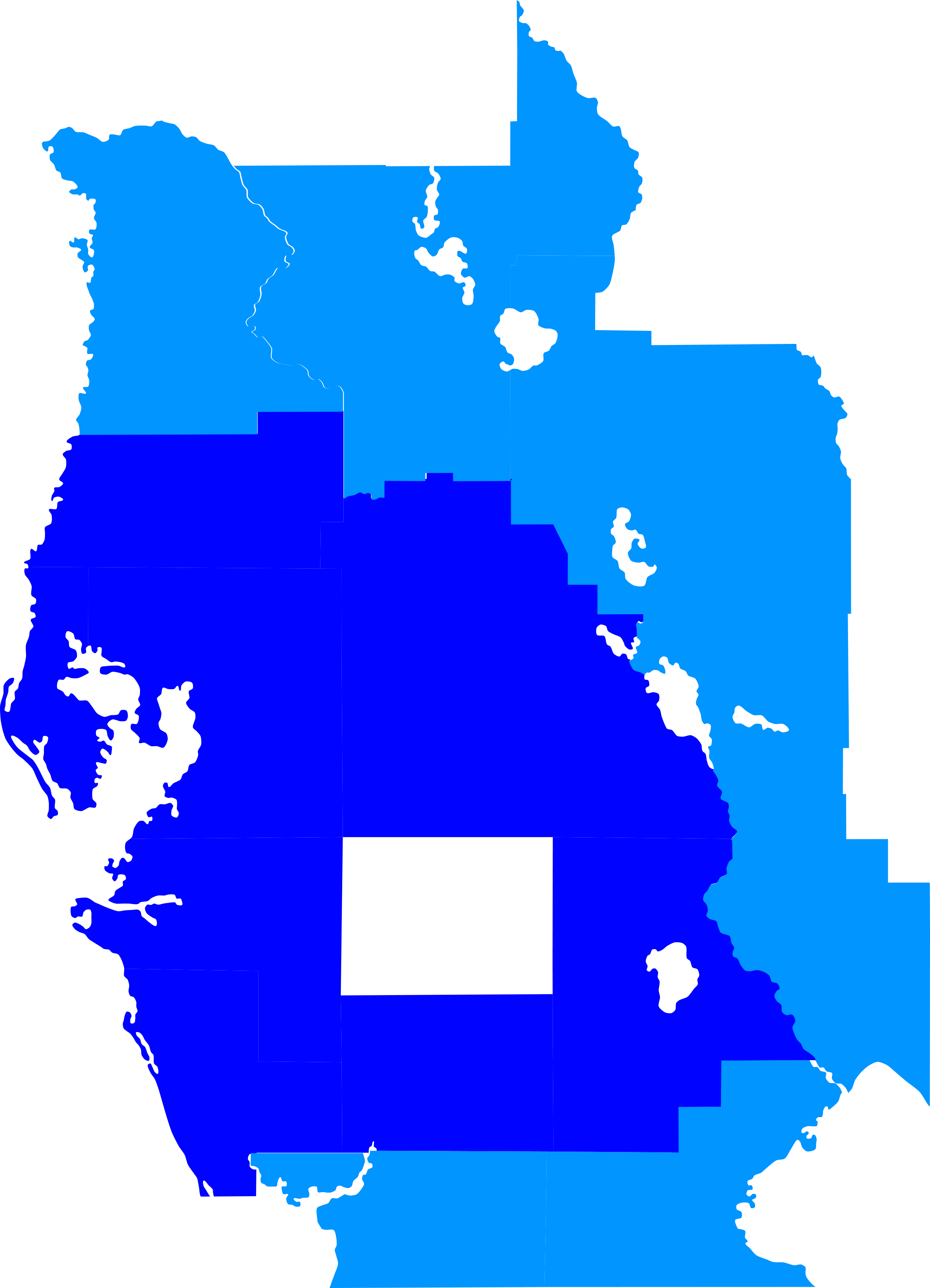 Florida Map - Map (2644x3663), Png Download