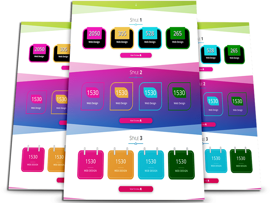 Transform A Divi Number Counter Into Creative Design - Graphic Design (900x675), Png Download