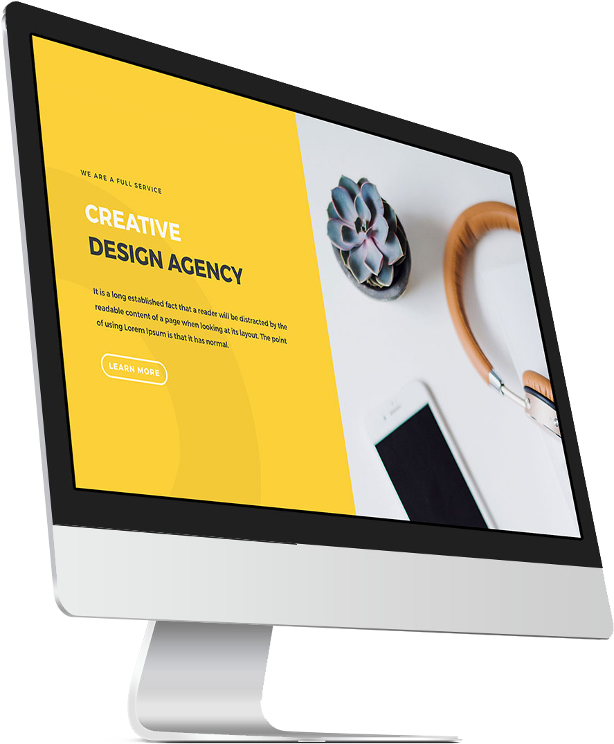 Creative Wordpress Website Design - Online Advertising (886x1096), Png Download
